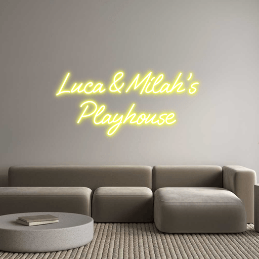 Custom Neon: Luca & Milah’... - Neon Filter