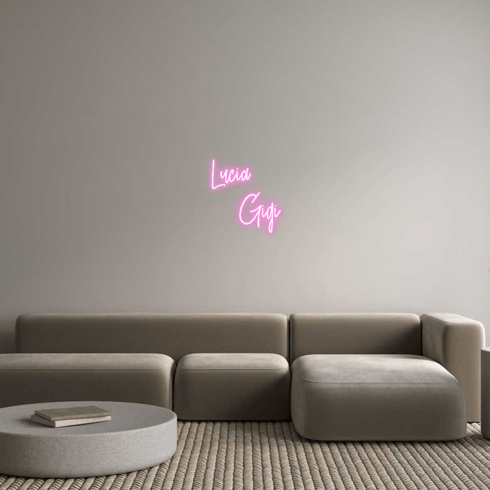 Custom Neon: Lucia Gigi - Neon Filter