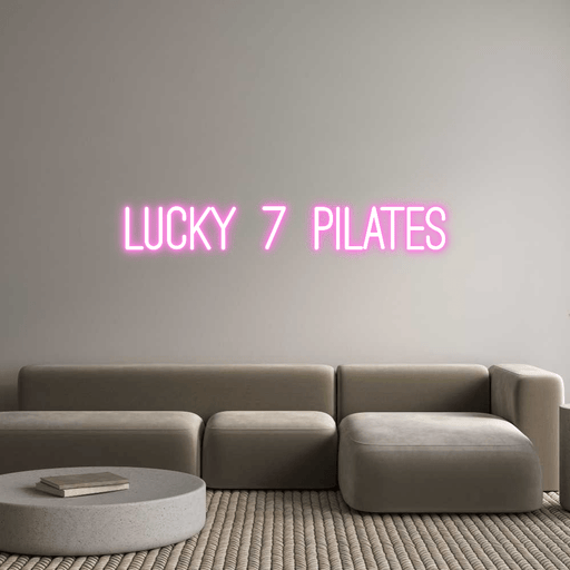 Custom Neon: Lucky 7 Pilates - Neon Filter