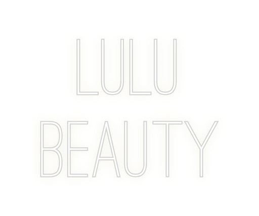 Custom Neon: LULU Beauty - Neon Filter