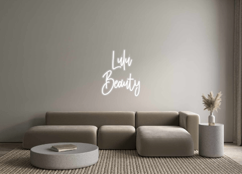 Custom Neon: Lulu Beauty - Neon Filter