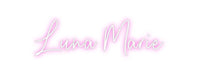 Custom Neon: Luna Marie - Neon Filter