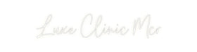 Custom Neon: Luxe Clinic Mcr - Neon Filter
