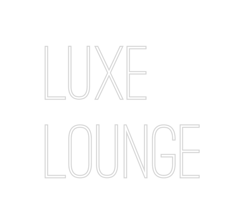 Custom Neon: Luxe Lounge - Neon Filter