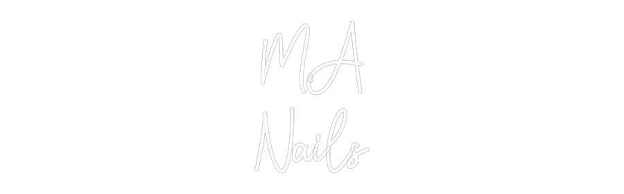 Custom Neon: M.A Nails - Neon Filter