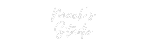 Custom Neon: Mack’s Studio - Neon Filter