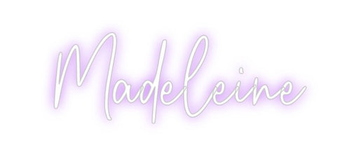 Custom Neon: Madeleine - Neon Filter