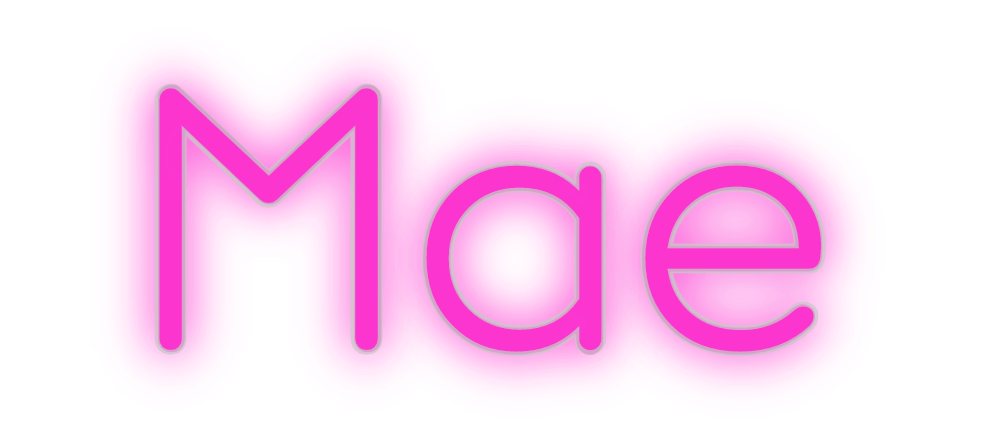 Custom Neon: Mae - Neon Filter