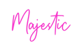 Custom Neon: Majestic - Neon Filter