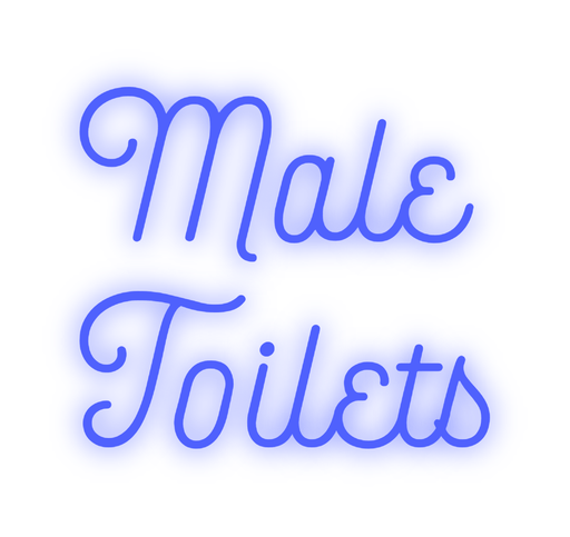 Custom Neon: Male Toilets - Neon Filter