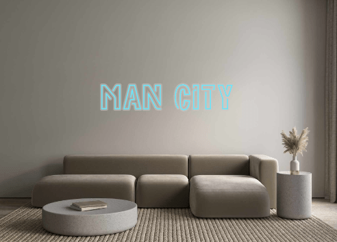 Custom Neon: Man City - Neon Filter