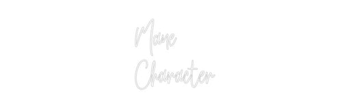 Custom Neon: Mane Character - Neon Filter