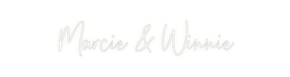 Custom Neon: Marcie & Winn... - Neon Filter