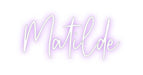 Custom Neon: Matilde - Neon Filter