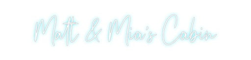 Custom Neon: Matt & Mia’s ... - Neon Filter