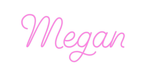 Custom Neon: Megan - Neon Filter