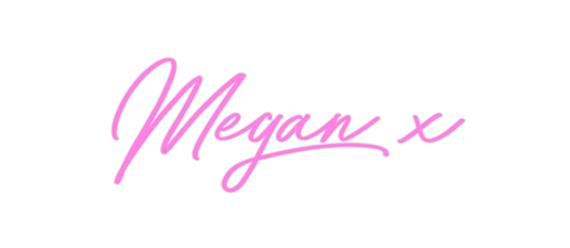 Custom Neon: Megan x - Neon Filter