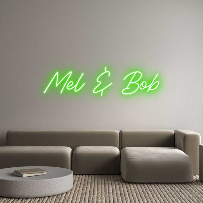 Custom Neon: Mel & Bob - Neon Filter