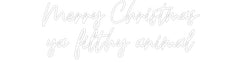 Custom Neon: Merry Christm... - Neon Filter