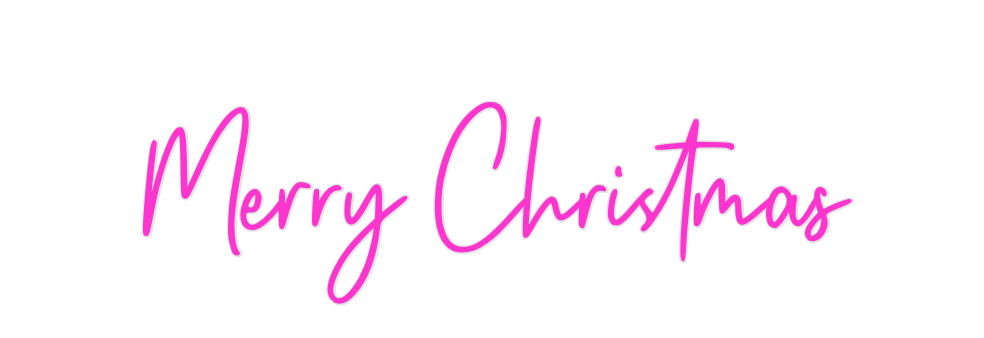 Custom Neon: Merry Christmas - Neon Filter