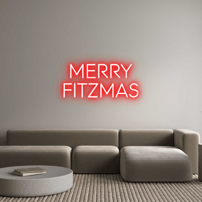 Custom Neon: Merry Fitzmas - Neon Filter