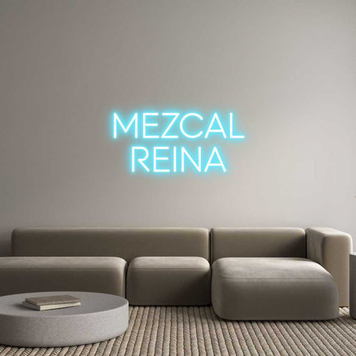 Custom Neon: MEZCAL REINA - Neon Filter