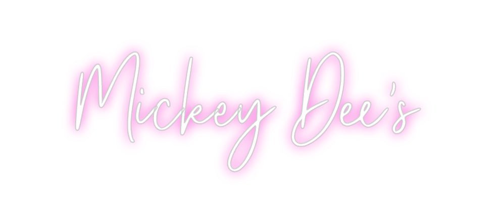 Custom Neon: Mickey Dee's - Neon Filter