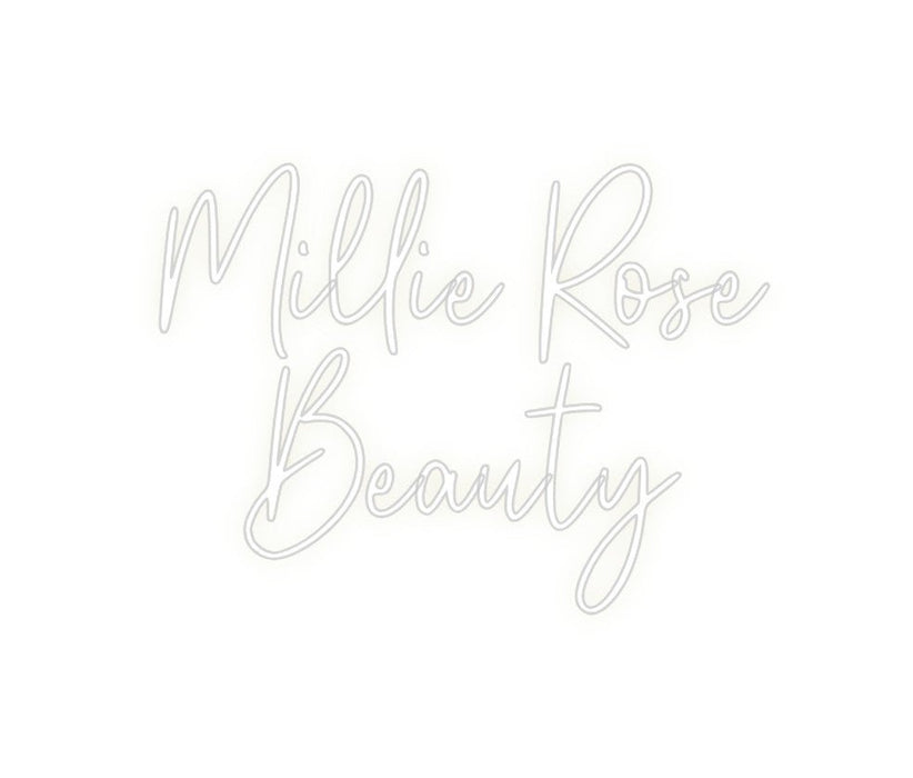 Custom Neon: Millie Rose ... - Neon Filter