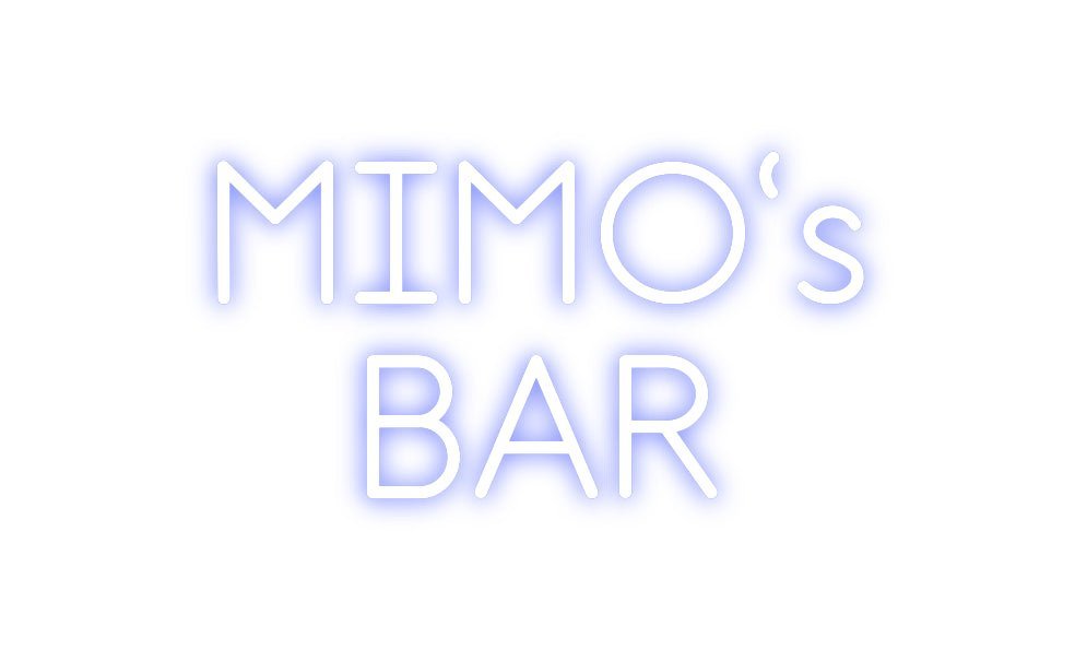 Custom Neon: MIMO’s BAR - Neon Filter