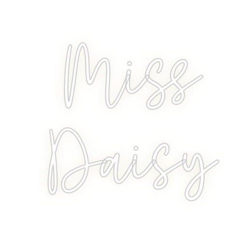 Custom Neon: Miss Daisy - Neon Filter