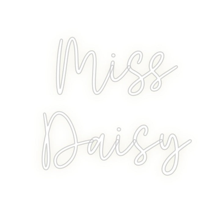 Custom Neon: Miss Daisy - Neon Filter