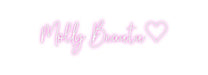 Custom Neon: Molly Beautu♡ - Neon Filter