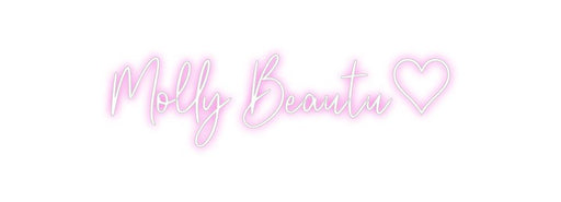 Custom Neon: Molly Beautu♡ - Neon Filter