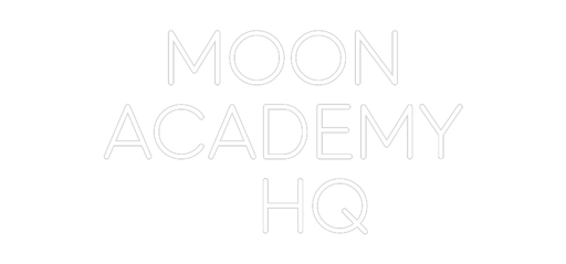 Custom Neon: MOON ACADEMY... - Neon Filter