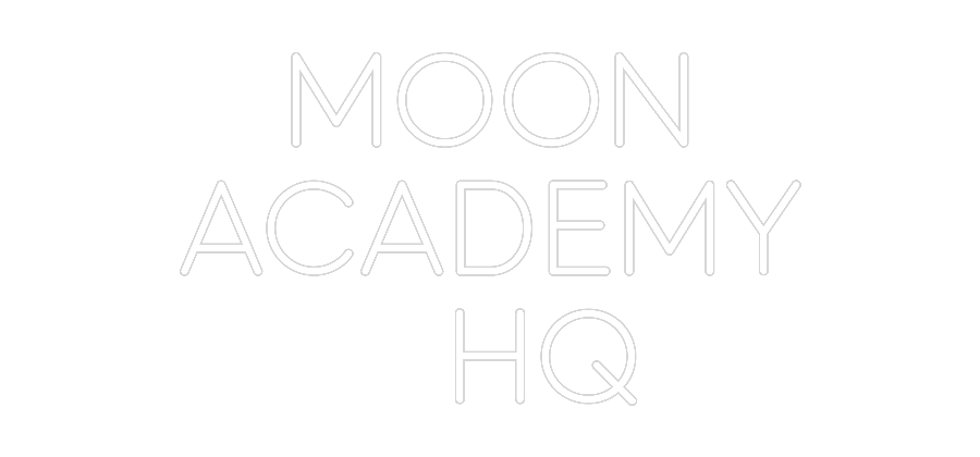 Custom Neon: MOON ACADEMY... - Neon Filter