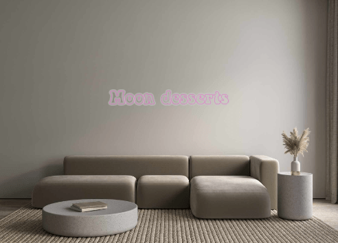 Custom Neon: Moon desserts - Neon Filter