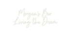 Custom Neon: Morgan's Bar ... - Neon Filter