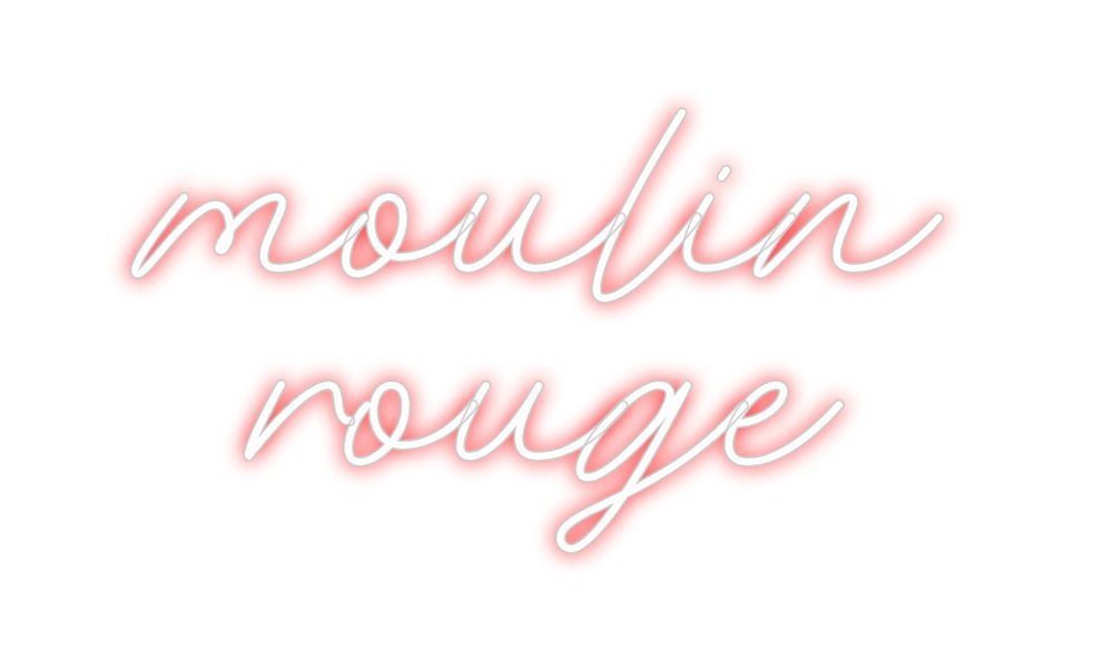 Custom Neon: moulin rouge - Neon Filter