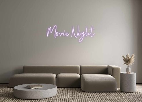 Custom Neon: Movie Night - Neon Filter