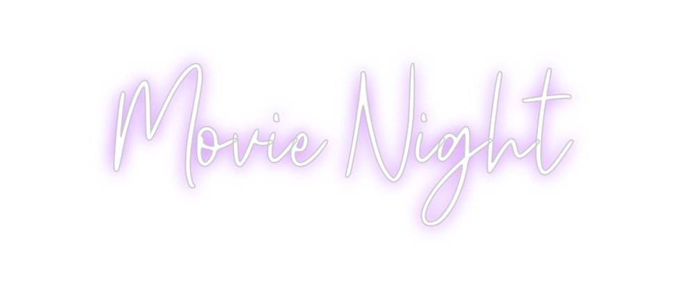 Custom Neon: Movie Night - Neon Filter