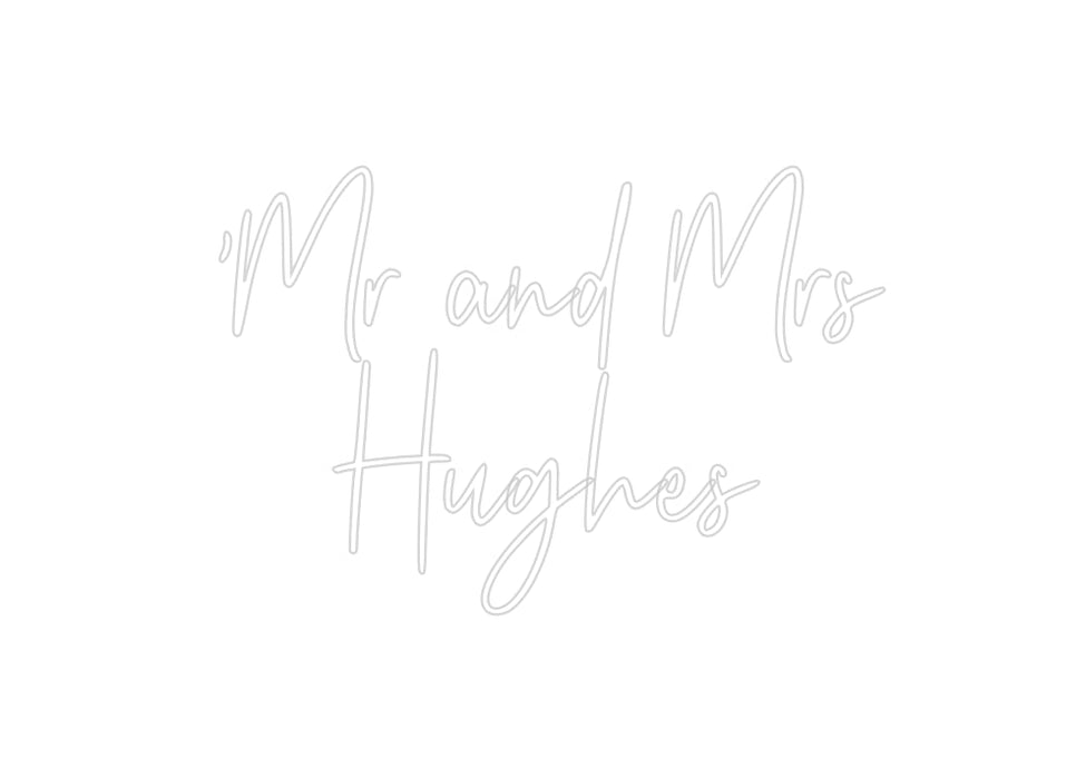 Custom Neon: 'Mr and Mrs ... - Neon Filter