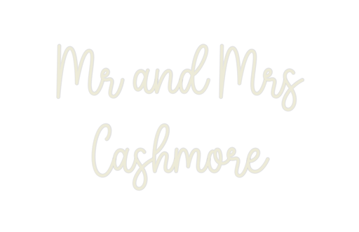 Custom Neon: Mr and Mrs Ca... - Neon Filter