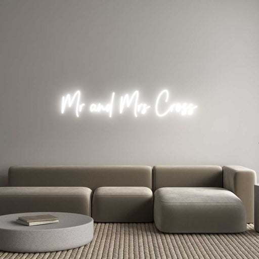 Custom Neon: Mr and Mrs Cr... - Neon Filter