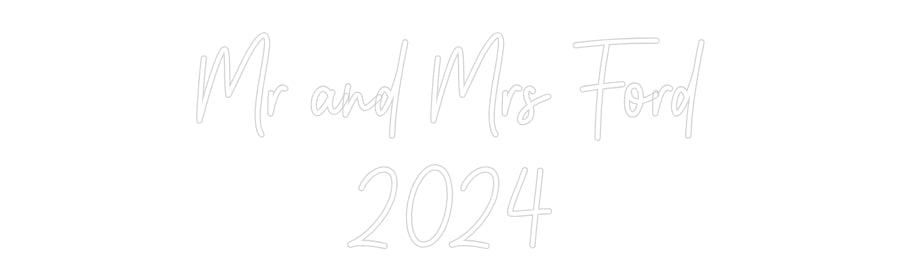 Custom Neon: Mr and Mrs Fo... - Neon Filter