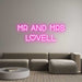 Custom Neon: Mr and Mrs L... - Neon Filter