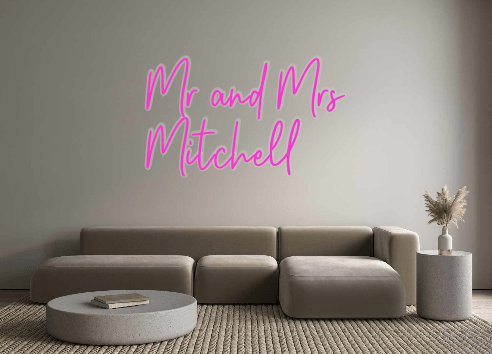 Custom Neon: Mr and Mrs M... - Neon Filter