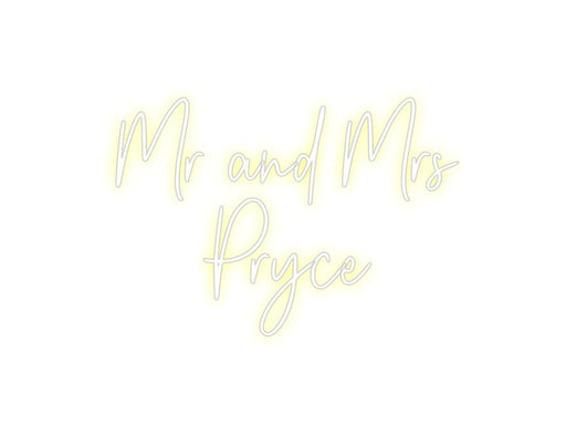 Custom Neon: Mr and Mrs P... - Neon Filter