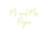 Custom Neon: Mr and Mrs P... - Neon Filter