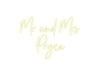 Custom Neon: Mr and Mrs P... - Neon Filter