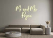Custom Neon: Mr and Mrs P... - Neon Filter